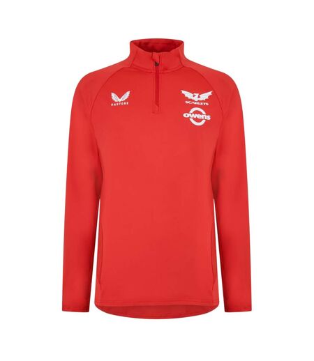 Haut De Sport Motif/style Scarlets 2024/25 Adulte Rouge Castore