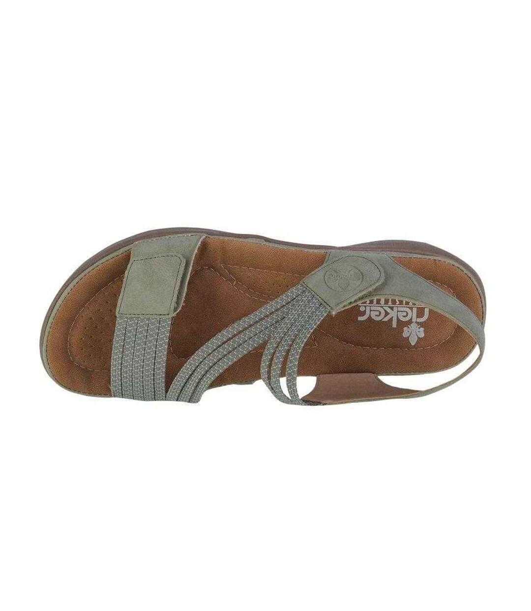 Sandales Femme Vert Rieker-3