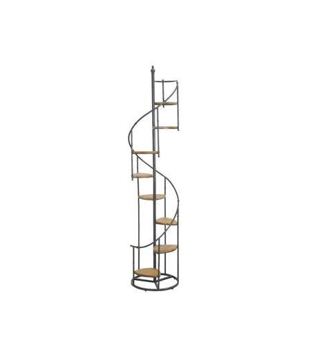 Étagère escalier en bois et métal