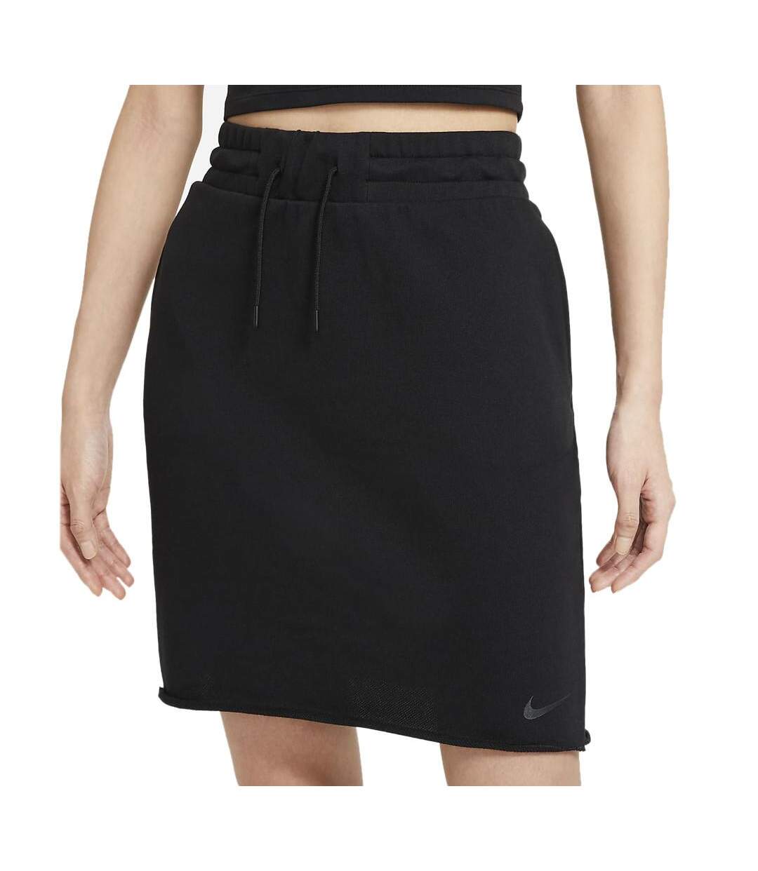 Jupe Noire Femme Nike Icon Clash Skirt - M-1