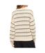 Pull beige/noir femme vila marian-2