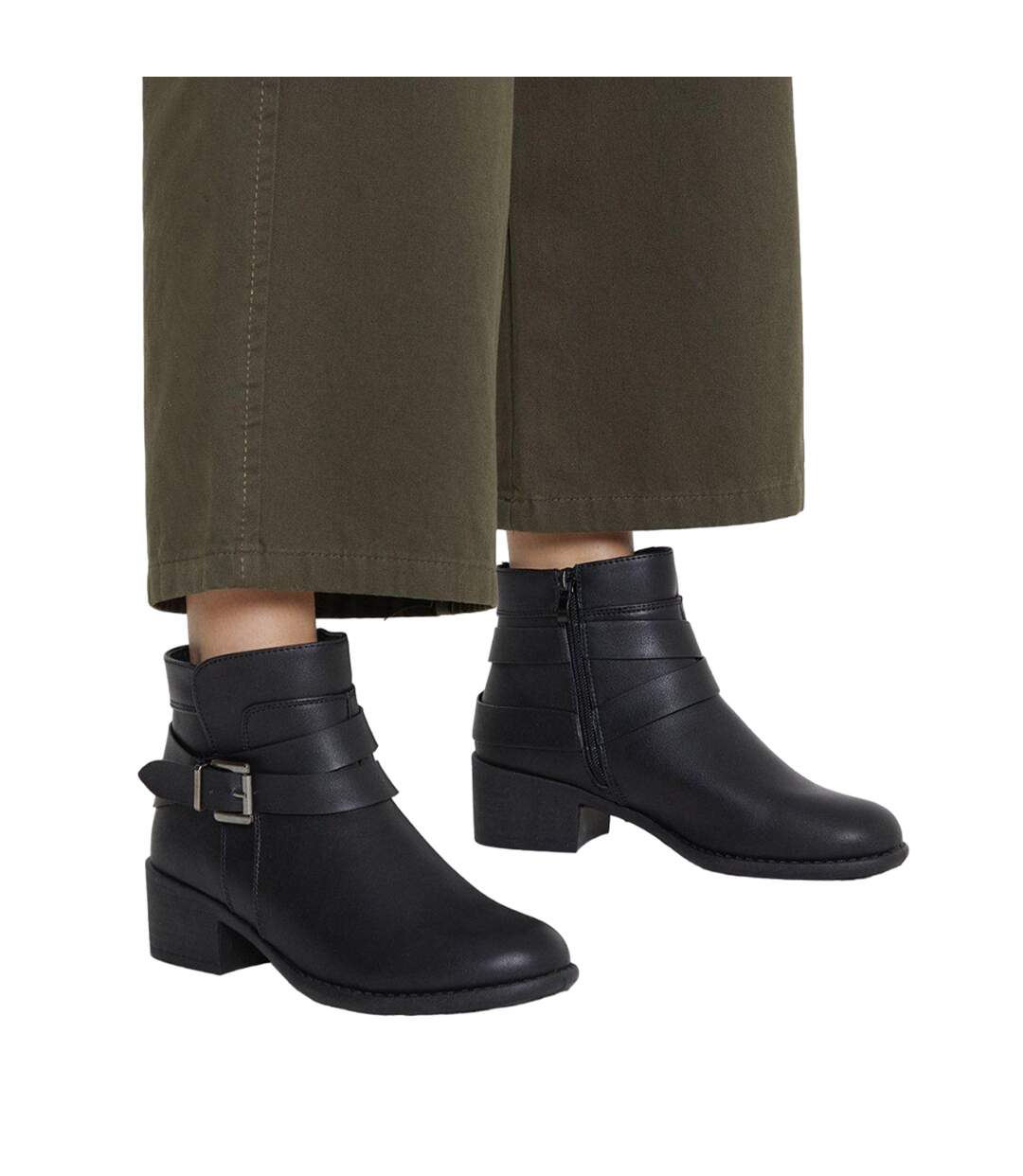 Womens/ladies Marsha Ankle Boots Black Good For The Sole-3