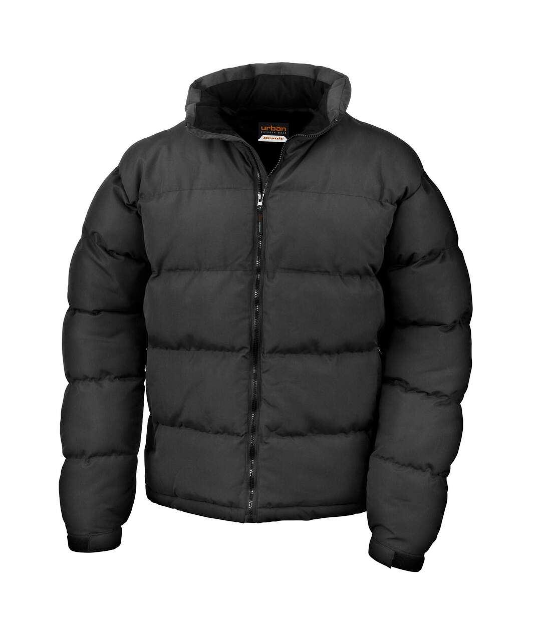 Unisex adult holkham down feel padded jacket black Result Urban