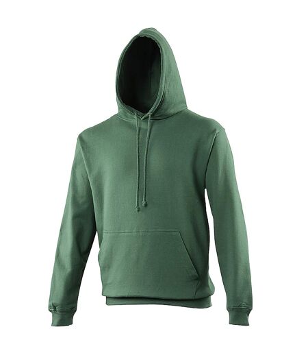 Sweat À Capuche College Adulte Vert Bouteille Awdis