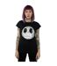 Disney T-shirt en coton Womens/Ladies Nightmare Before Christmas Jack Moon Face (Noir) - UTBI35549-2