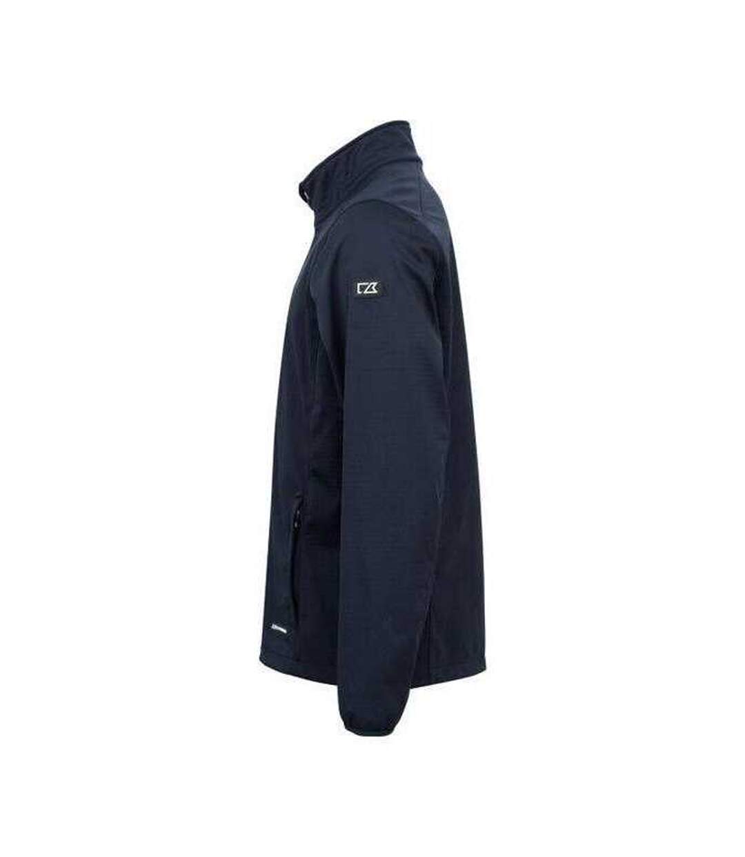 Mens Oak Harbor Water Resistant Soft Shell Jacket Dark Navy Cutter & Buck-3