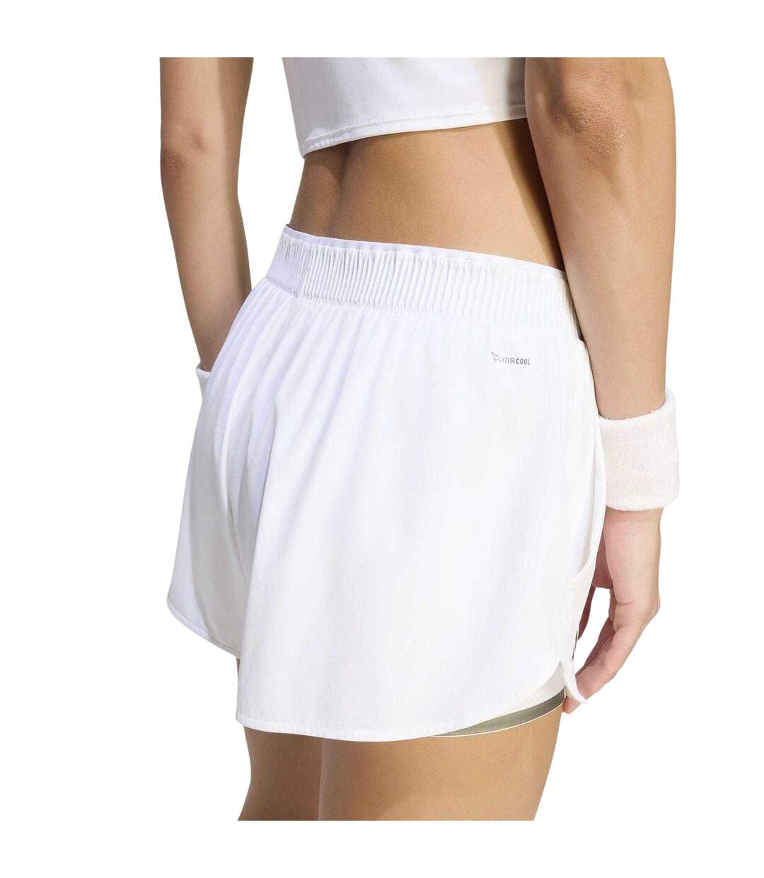Short Tennis Wimbledon Femme Blanc Adidas-4