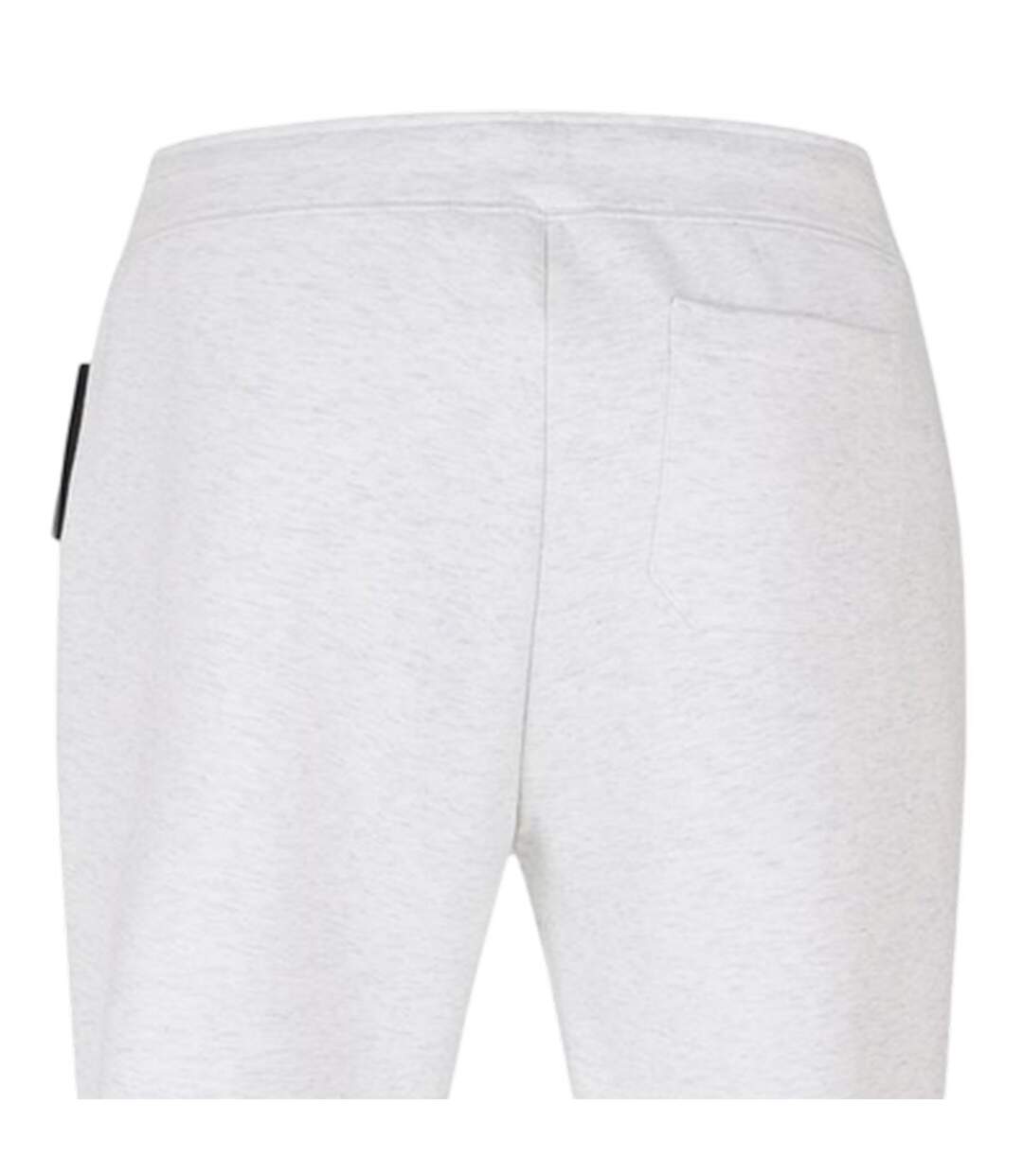 Mens Heather Plain Slim Joggers White Ralph Lauren-3