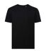 Mens organic t-shirt black Russell-1