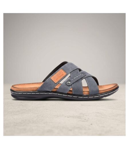 OZABI Sandales homme sangles croisées confort mémoire de forme