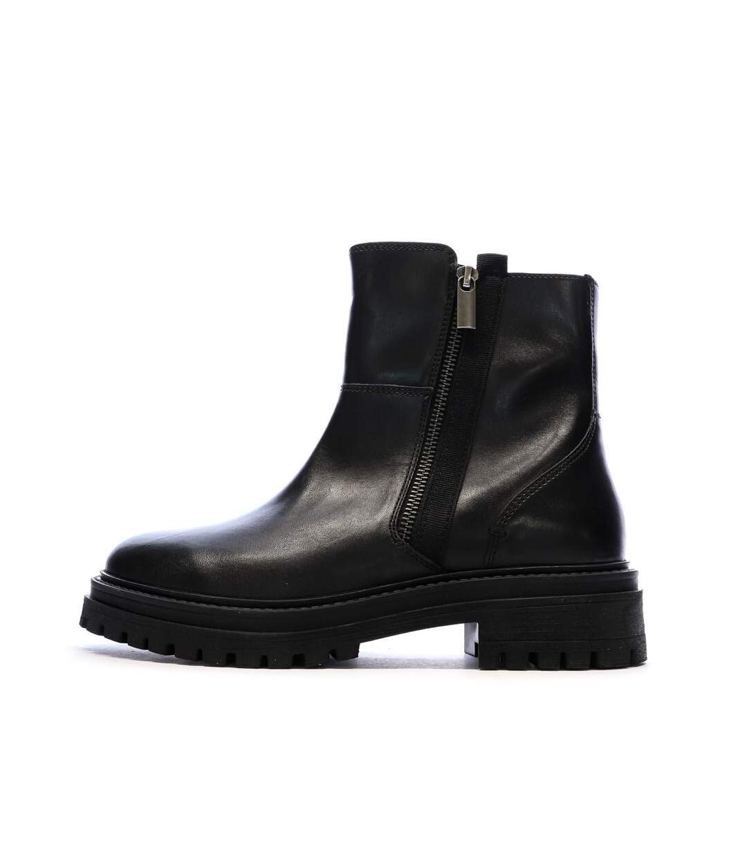 Bottines noir femme geox iridea d26hro-1