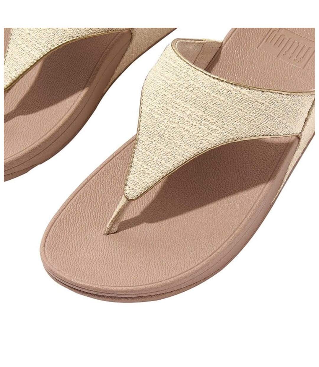 Sandales Lulu Shimmerweave Femme Beige Pierre FitFlop-4