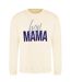 Womens/ladies Day Cotton Sweatshirt White AWD-1