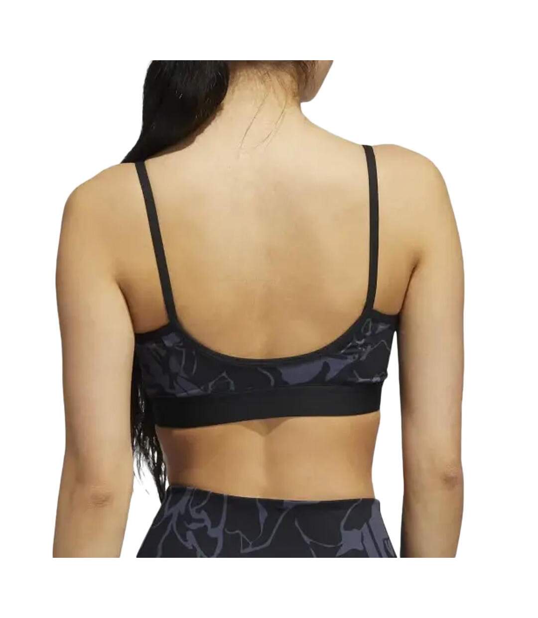 Brassière de sport noir femme adidas he2112-2
