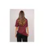T-shirt oversize asymétrique bordure dentelle FORINEL - Dona X Lisa-2