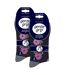 Gentle Grip - 6 Paires Chaussettes Femme Coton Douces Sans Élastique-2