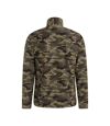 Mountain Warehouse Mens Camber II Camo Half Zip Fleece Top (Green)