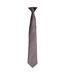 Premier Unisex Adult Satin Tie (Dark Grey) (One Size)