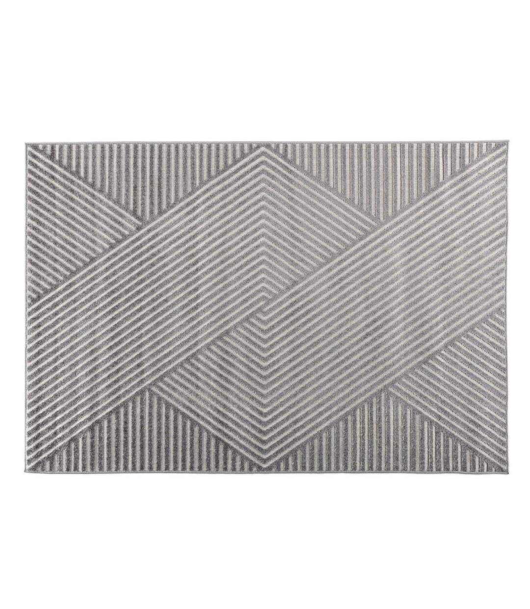 Tapis Déco Aron Solar 160x230cm Gris-1