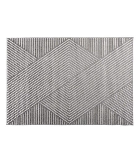 Tapis Déco Aron Solar 160x230cm Gris