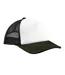 Casquette Trucker Motif/style Rétro Adulte Noir Olive Foncé Beechfield-1