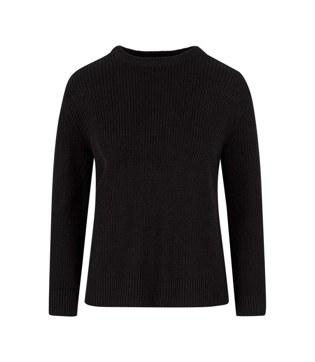 Sweat Motif/style Côtelé Femme Noir Urban Classics-1