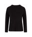 Sweat Motif/style Côtelé Femme Noir Urban Classics-1