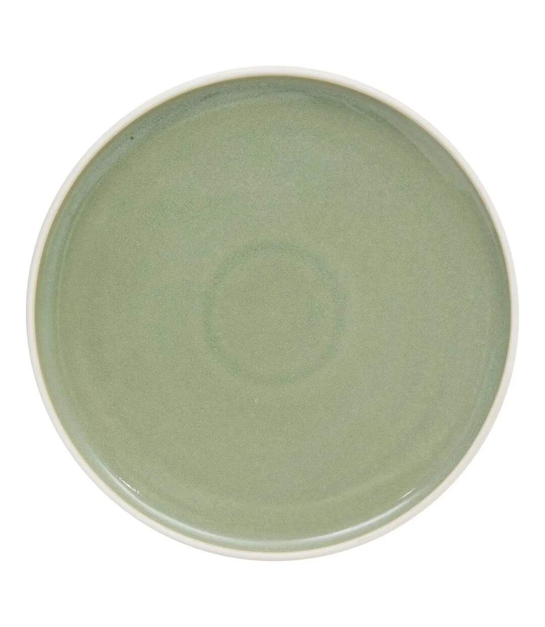 Lot de 6 Assiettes Plates Chiara 27cm Vert-1
