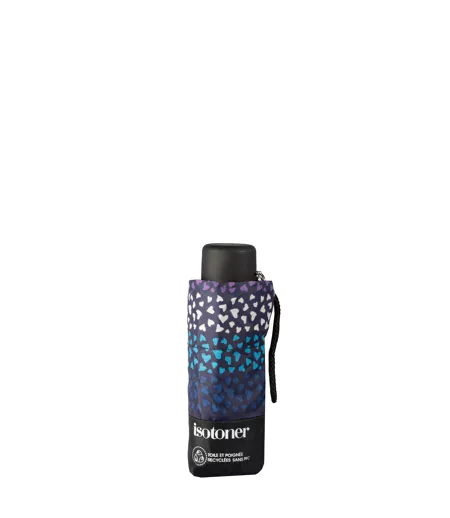 Isotoner Parapluie mixte adulte compact, solide, ouverture/fermeture manuelle