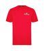 Mens Small Logo T-shirt Red Replay-1