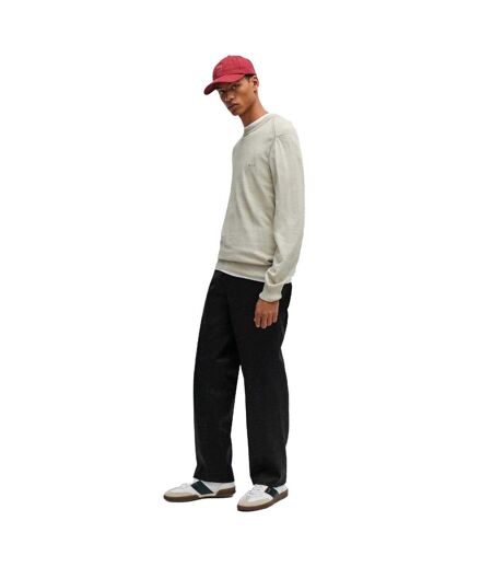 Mens Statum Straight Trousers Black Boss