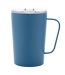 Modern recycled stainless steel mug with lid one size blue XD Collection-1