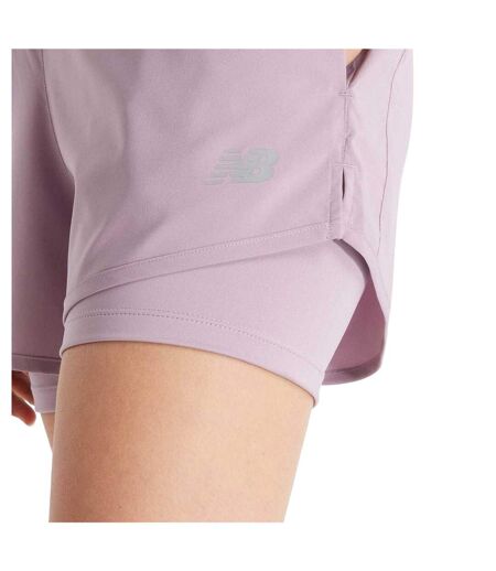 Short De Course Essentials Femme Violet New Balance