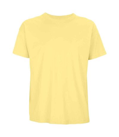 SOLS Mens Boxy Oversized T-Shirt (Light Yellow)