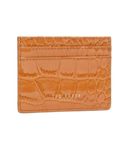 Porte-cartes Motif/style Peau De Crocodile Taille Unique Marron Clair Ted Baker