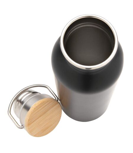 Modern stainless steel 710ml bottle one size black XD Collection