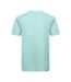 T-shirt Motif/style Uni Homme Turquoise Pâle Russell Pure Organic-2
