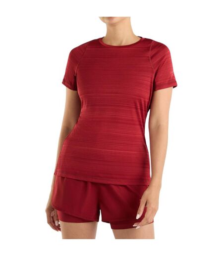 Womens/ladies pro marl polyester training t-shirt sundried tomato Umbro