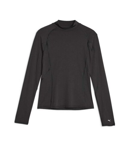 Sweat Noir Femme Puma Baselayer - L