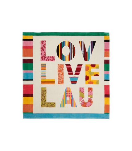 Tapis enfant tufté main en acrylique LOVE LIVE LAU