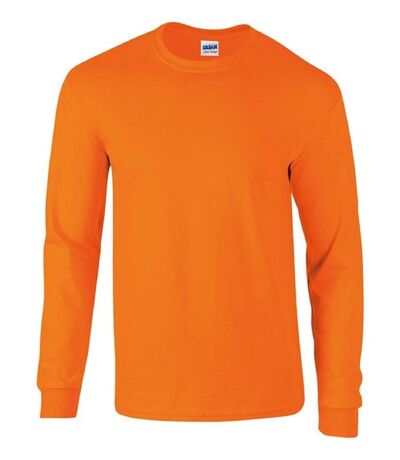 T-shirt manches longues - Homme - 2400 - orange fluo