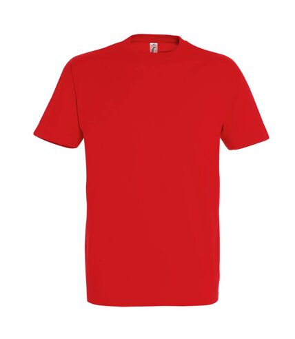 SOLS Mens Imperial Heavyweight Short Sleeve T-Shirt (Burgundy)