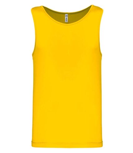 Débardeur de sport - Homme - PA441 - jaune