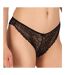 Tanga Noir Dentelle Femme Les Petites Bombes Rommane - S