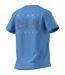 Womens/ladies Berlin Half Logo T-shirt Blue Burst Adidas-2