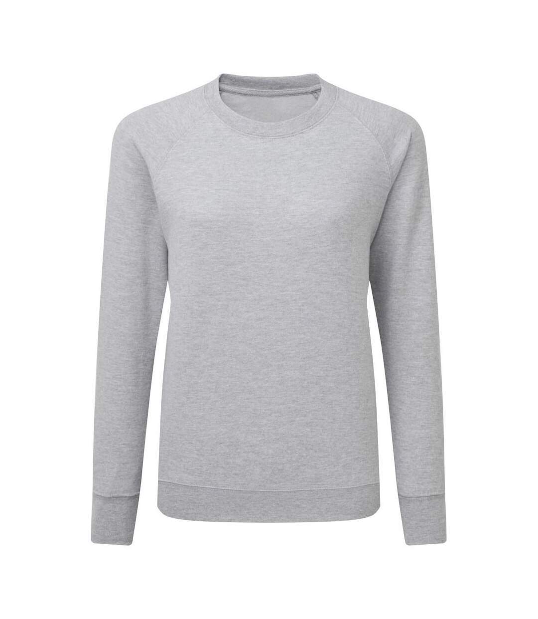 Sweatshirt À Manches Longues Femme Gris Clair SG-1