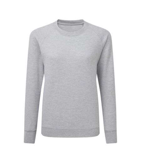 Sweatshirt À Manches Longues Femme Gris Clair SG