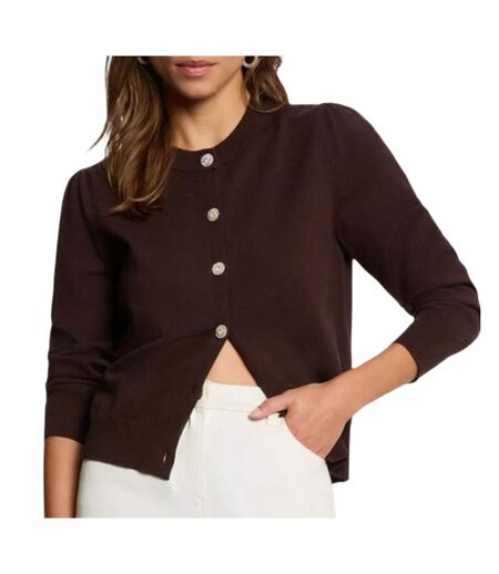 Gilet marron femme morgan mknot