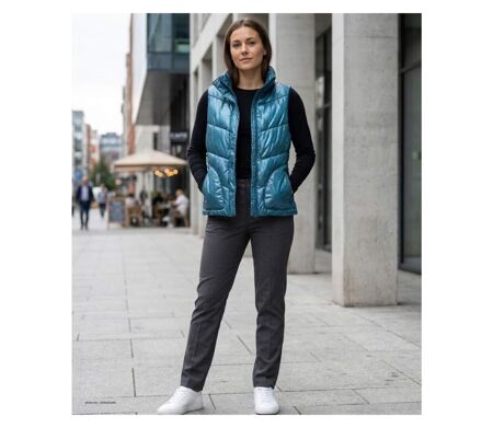 MAYFLOWER SH1096T - Gilet sans manches matelassé Bleu Turquoise : chaleur et éclat