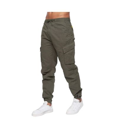 Pantalon cargo sidemoore homme vert sombre Crosshatch